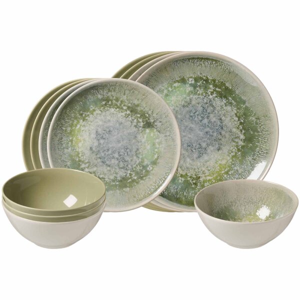 Ritzenhoff & Breker Cecina Basic-Set 12-teilig gemischt - Grün / Jade