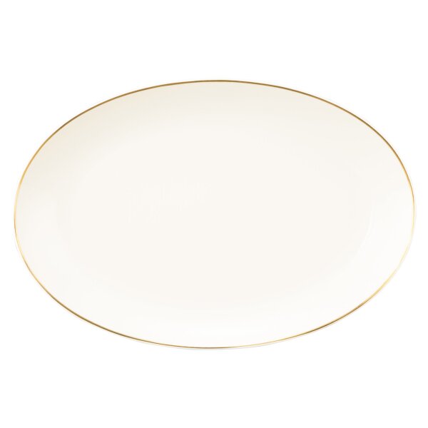 Seltmann Weiden Savona Servierplatte 31,3 x 21,1 cm Goldlinie