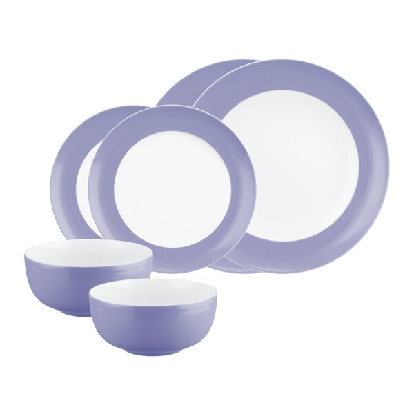 Seltmann Weiden Liberty Pure Colors Basic-Set 6-teilig - Grape Purple