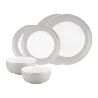 Seltmann Weiden Liberty Pure Colors Basic-Set 6-teilig - New Grey