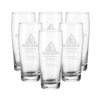 Willi Becher Bierglas Helles-Glas 0,5 l mit Eichung -...