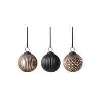 Villeroy & Boch Christmas Chic Glas-Weihnachtskugeln...