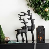 Villeroy & Boch Christmas Chic Hirsch 44 cm Schwarz