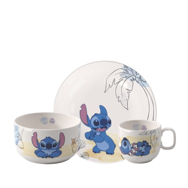 Villeroy & Boch Disney Stitch Kindergeschirr-Set 3-teilig 170 ml