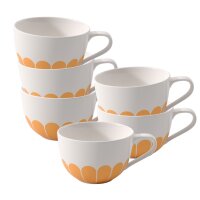 Villeroy & Boch Fleur Couleur Cappuccinotasse 300 ml 6er Set - Soleil