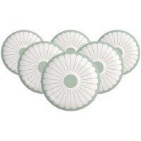 Villeroy & Boch Fleur Couleur Cappuccino-Untertasse ø 17,5 cm 6er Set - Vert