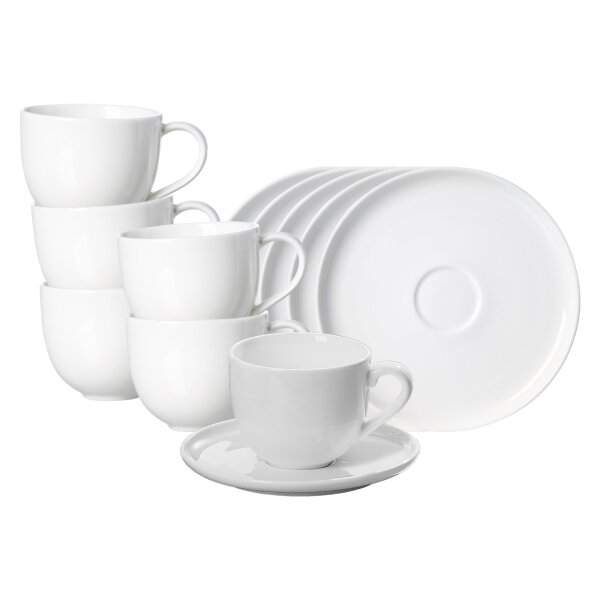 Ritzenhoff & Breker Skagen Espressotasse mit Untertasse 90 ml 6er Set