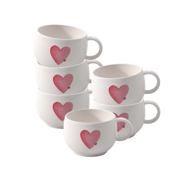 like. by Villeroy & Boch With Love Espressotasse 60 ml 6er Set