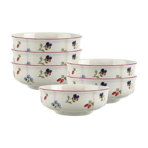 Villeroy & Boch Petite Fleur Dessertschale ø 14,8 cm 6er Set