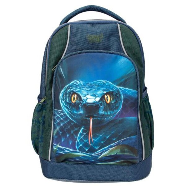 Adventure World Schulrucksack Schlange
