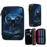 Adventure World 2-Fach Federtasche Schlange