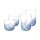 like. by Villeroy & Boch Like Confetti Aqua Wasser- und Longdrinkglas-Set 4er Set