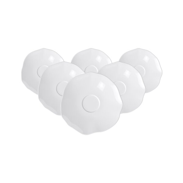Villeroy & Boch Pura Kaffeeuntertasse ø 15,6 cm 6er Set