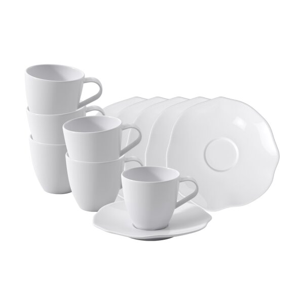 Villeroy & Boch Pura Espressotasse mit Untertasse 50 ml 6er Set