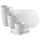 Villeroy & Boch Pura Kaffeetasse mit Untertasse 150 ml 6er Set