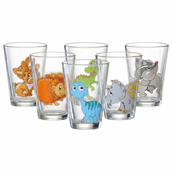 Ritzenhoff & Breker Dino und Waldtiere Kinderbecher-Set 6-teilig