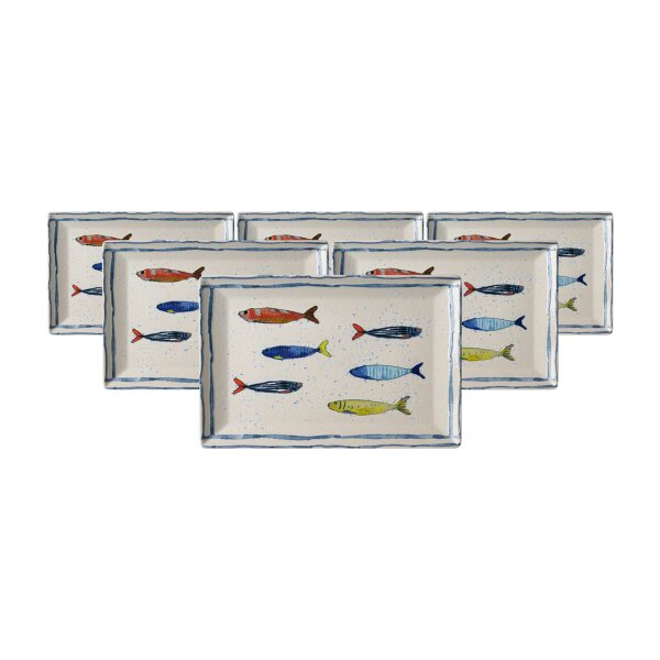 Ritzenhoff & Breker Maro Servierplatte 30 x 20 cm 6er Set