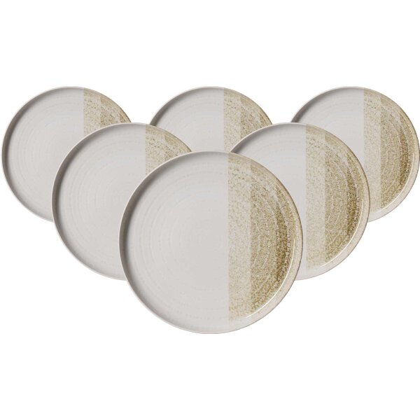 Ritzenhoff & Breker Trio Speiseteller ø 25 cm 6er Set - Creme