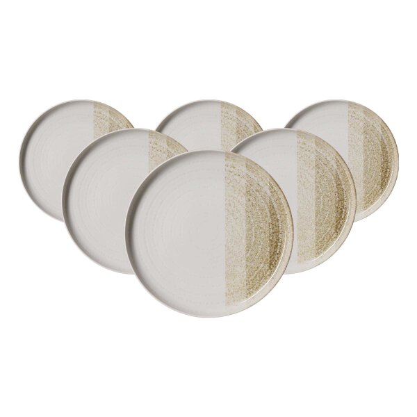 Ritzenhoff & Breker Trio Frühstücksteller ø 19,5 cm 6er Set - Creme
