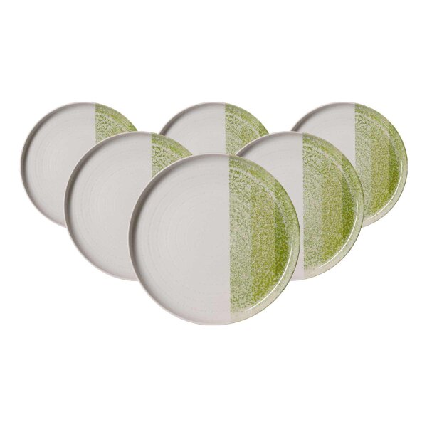 Ritzenhoff & Breker Trio Frühstücksteller ø 19,5 cm 6er Set - Grün