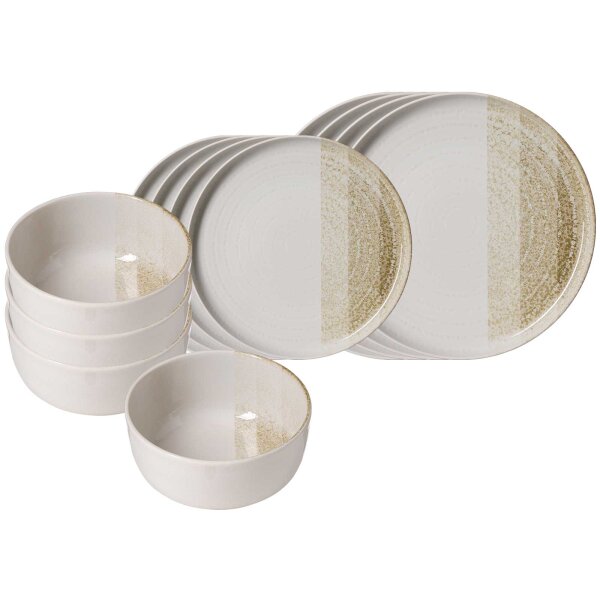 Ritzenhoff & Breker Trio Basic-Set 12-teilig - Creme