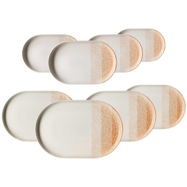 Ritzenhoff & Breker Trio Servierplatten-Set 8-teilig - Braun