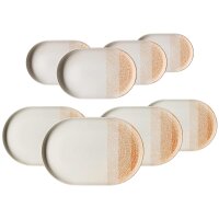 Ritzenhoff & Breker Trio Servierplatten-Set 8-teilig - Braun