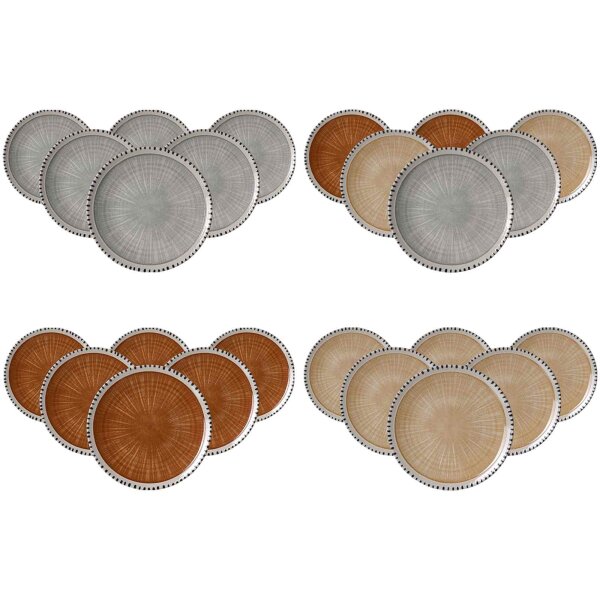 Ritzenhoff & Breker Natura Dessertteller ø 20,5 cm 6er Set - Variante