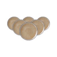 Ritzenhoff & Breker Natura Dessertteller ø 20,5 cm 6er Set - Creme