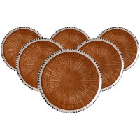 Ritzenhoff & Breker Natura Platzteller ø 32 cm 6er Set - Braun