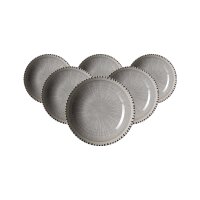 Ritzenhoff & Breker Natura Suppenteller ø 21 cm 6er Set - Grau