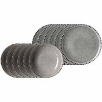Ritzenhoff & Breker Natura Tafelservice 12-teilig - Grau