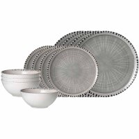 Ritzenhoff & Breker Natura Basic-Set 12-teilig - Grau