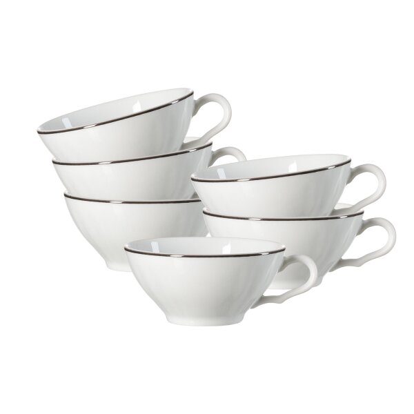 Ritzenhoff & Breker Ostfriese Teetasse 100 ml 6er Set - Grau