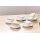 Ritzenhoff & Breker Ostfriese Teetasse mit Untertasse 100 ml 6er Set - Grün