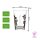 Personalisiertes Set Hoftiere 3x Kinderbecher inkl. 4-tlg. Kinderbesteck
