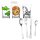 Personalisiertes Set Happy Zoo 3x Kinderbecher inkl. 4-tlg. Kinderbesteck