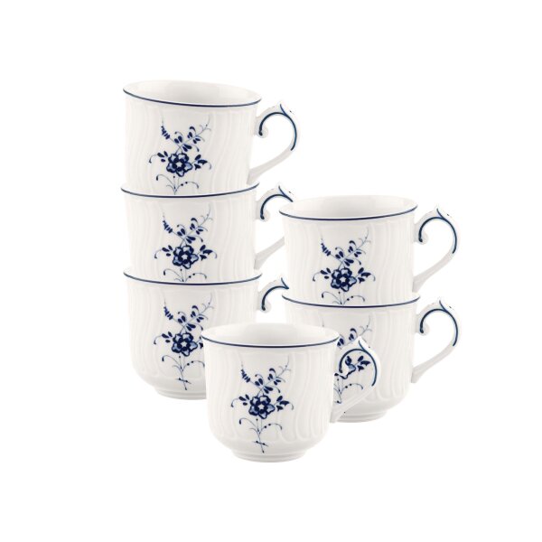 Villeroy & Boch Vieux Luxembourg Mokka-/Espressotasse 70 ml 6er Set