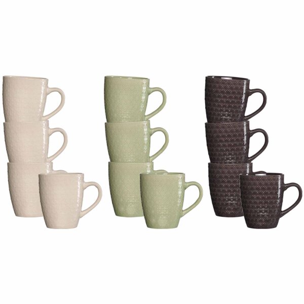 Ritzenhoff & Breker Floris Henkelbecher 350 ml 4er Set - Variante