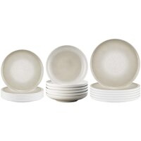 Seltmann Weiden Sento Home Teller-Set 18-teilig - Aura cream