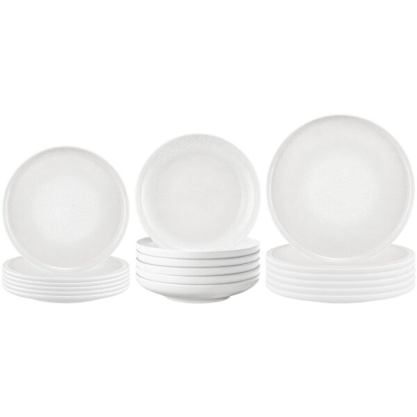 Seltmann Weiden Sento Home Teller-Set 18-teilig - Aura white