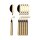 Villeroy & Boch NewWave Caffè Spoon Kaffeelöffel 17,5 cm vergoldet 6er Set