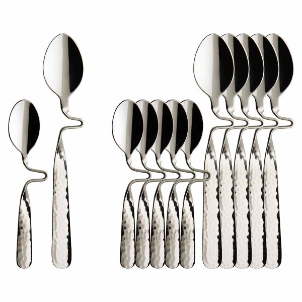 Villeroy & Boch NewWave Caffè Spoon Kaffee- & Espresso-Löffel Set 12-teilig