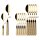 Villeroy & Boch NewWave Caffè Spoon Kaffee- & Espresso-Löffel Set 12-teilig vergoldet