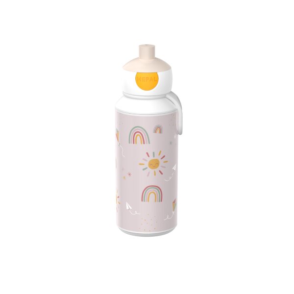 Mepal CAMPUS Trinkflasche Pop-Up 400 ml - Sunshine & Rainbow (2026)