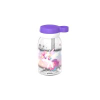 Mepal CAMPUS Trinkflasche mit Trinkhalm 450 ml - Unicorn...