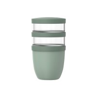 Mepal Ellipse Lunchpot 500 ml + 2x 200 ml - Nordic Sage