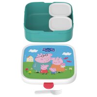 Mepal CAMPUS Brotdose groß mit Gabel - Peppa Pig...