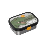 Mepal CAMPUS Edelstahl-Brotdose mit Gabel - Dino