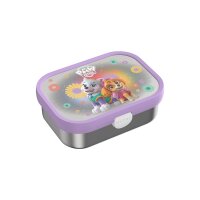 Mepal CAMPUS Edelstahl-Brotdose mit Gabel - Paw Patrol Girl